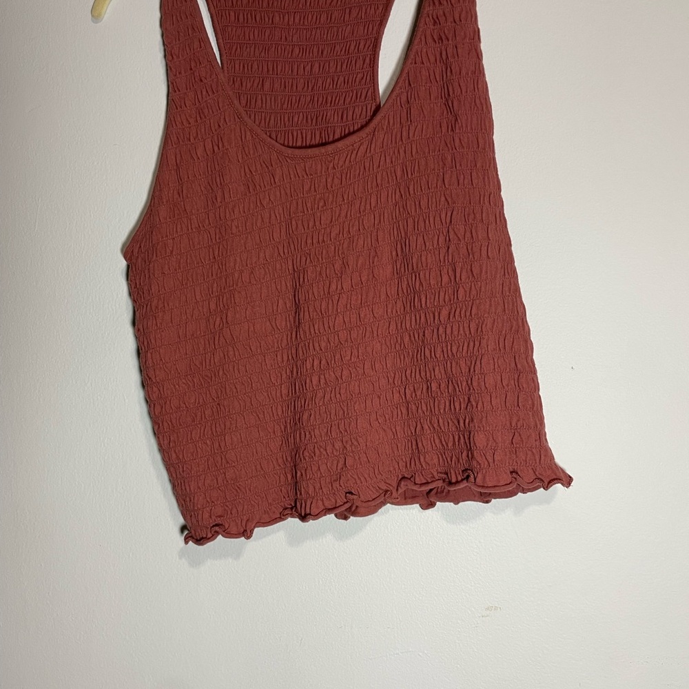 American Eagle Outfitters Rust Tank Top